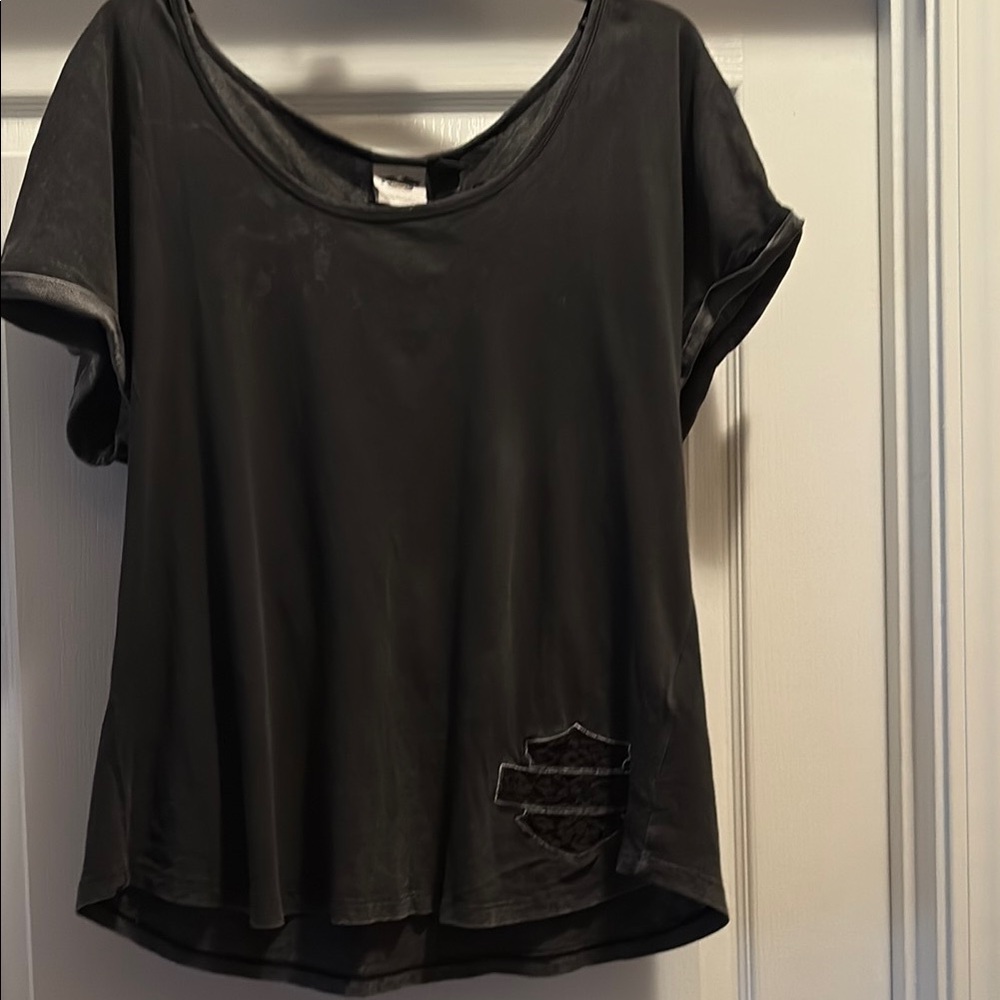 Harley Davidson Black Women's Top